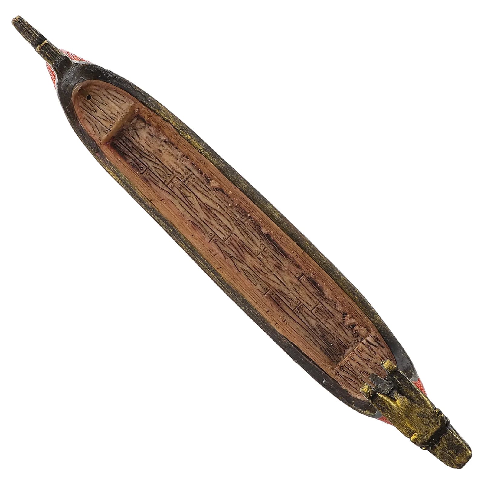 Chinese Style Dragon Boat Incense Burner Elegant Resin Scent Diffuser for Office Home Festival Ambiance Enhancer
