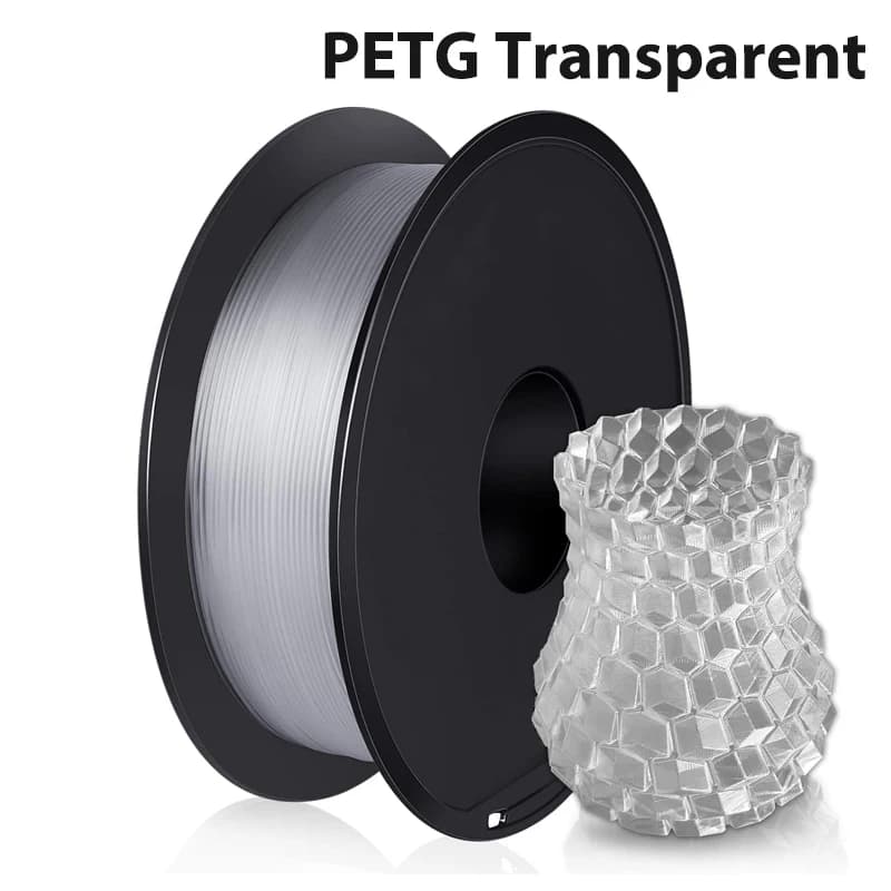 3D PETG Printer Filament Transparent PETG Materials Consumption materials 1.75 mm for 3D printer in transparent PETG 250G/500G/1 kg