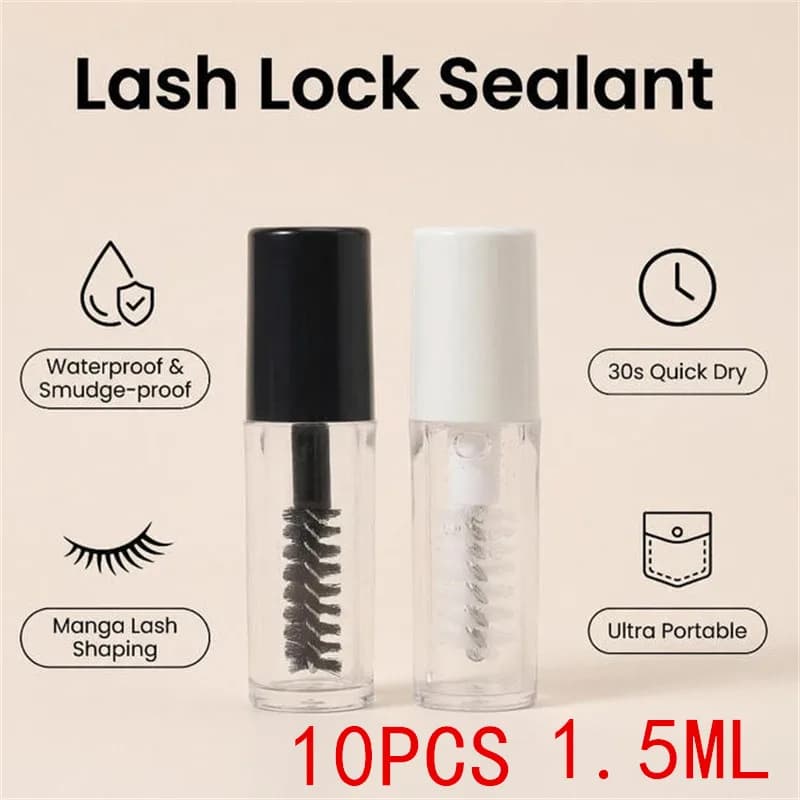 1/2/3/5/10PCS 1.5ML Waterproof Styling Gel Lash Brush Eyelash Raincoat Mascara Lash Glue For Eye Lash Extensions Pointed Mascare