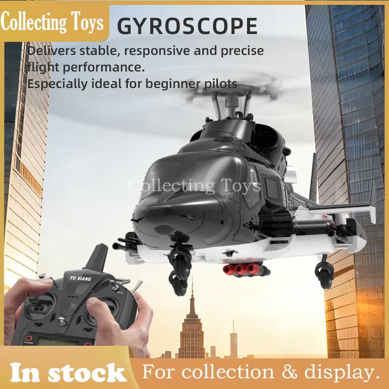 Disponibile Yuxiang F02v Fly Wolf Elicottero Telecomandato, Modello RC 3D Acrobatico con Motore 2511 1200kv, Simile a un Vero Elicottero in Scala, Giocattolo per Volo all'Aperto