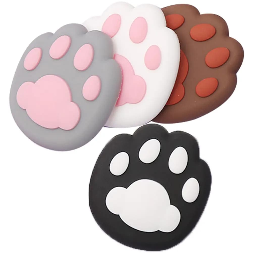 Set di 4 Eleganti Fermaporta in Silicone, Protezione per Parete Adesiva, Facile Installazione, Paracolpi per Maniglie, Decorazione Casa