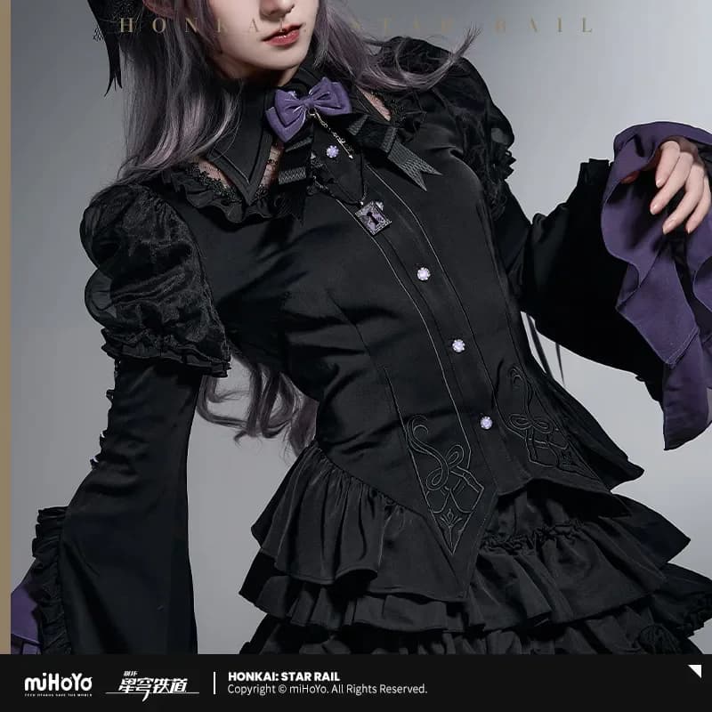 [Genuine] miHoYo Game Herta Shirt Honkai Star Rail The Herta Theme Series Long-sleeved Shirt Clothing Top Coat Cosplay Xmas Gift