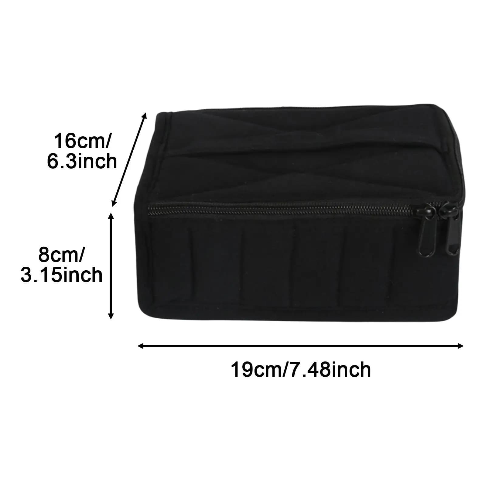 Essential Oil Carrying Case Nail Polish Storage Bag Portable Organizer Bag Perfume 30 Grids for Salon Travel Home Massage