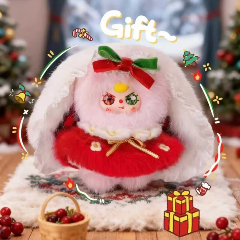 Originale Baby Tre Winter Series Vinile Face Blind Box Doll Simpatico ciondolo alla moda Figure da collezione per ragazze Scatola regalo cieca