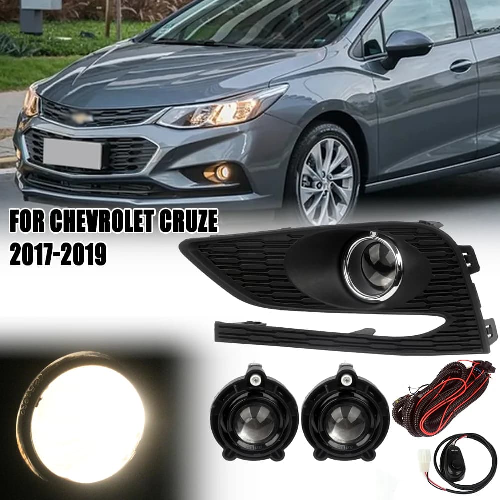 Per Chevrolet Cruze Paraurti Anteriore Fendinebbia Kit di Aggiornamento Set Fendinebbia aggiuntivo per Modelli 2017 2018 2019