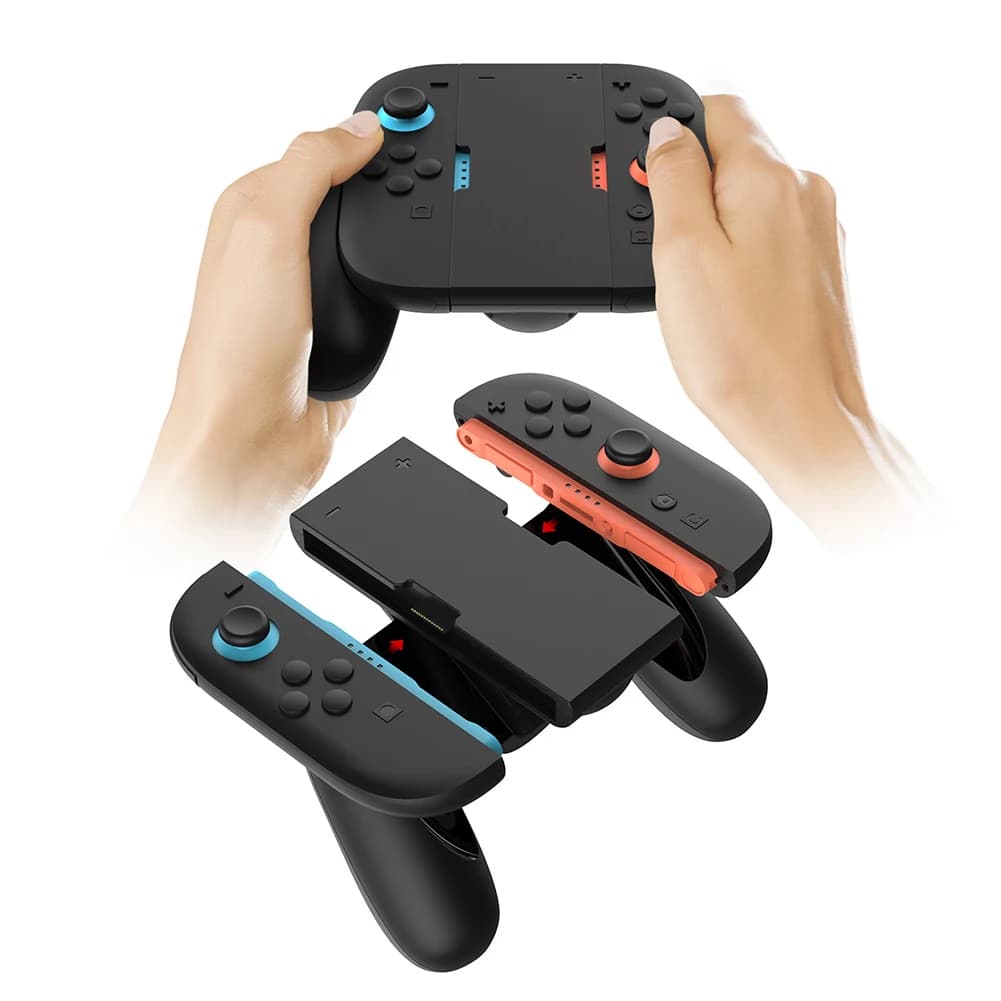Impugnatura di ricarica per Nintendo per Switch 2 Joy-Con Controller Comfort Grip con cavo USB-C e indicatore di carica Caricatore controller