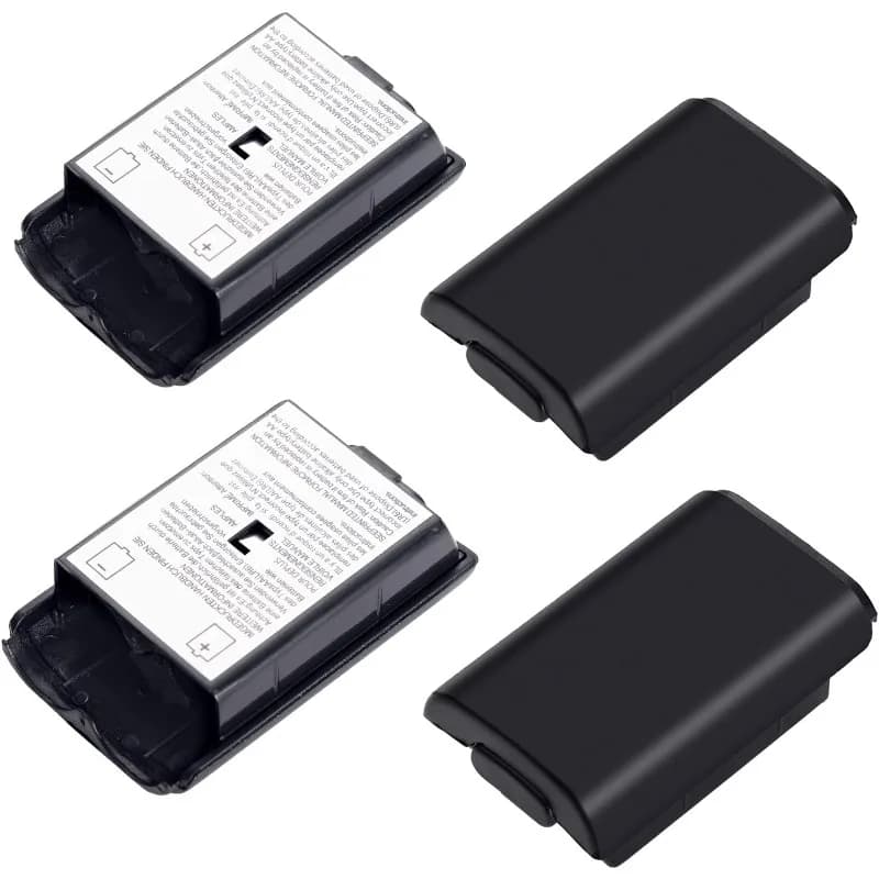 4 Pezzi Cover Posteriore Portabatterie AA di Ricambio per Controller Wireless Xbox 360, Accessori per Custodia Batteria