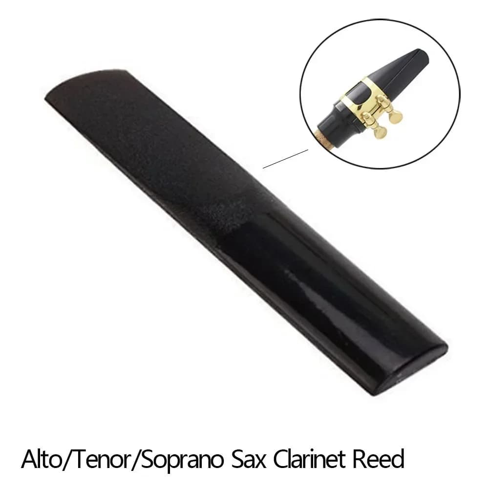 Strength 2.5 Synthetic Reeds For Saxophone Precision Polished Resin Alto Tenor Soprano Saxophone Clarinet Resin Sax Reeds