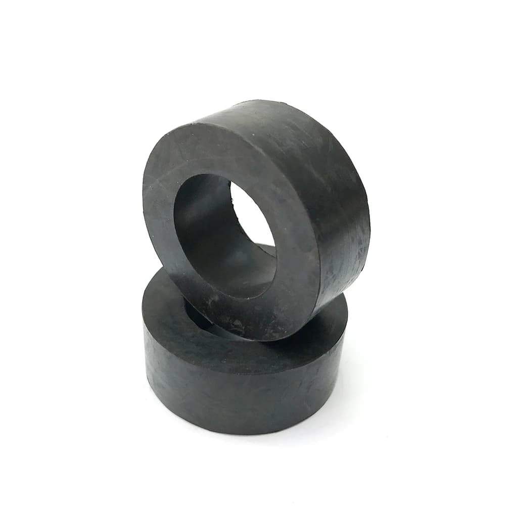 Barbell Guide Rod Spacers Made Of Rubber For 30mm Rods To Facilitate Predictable Weight Plate Behavior During Training
