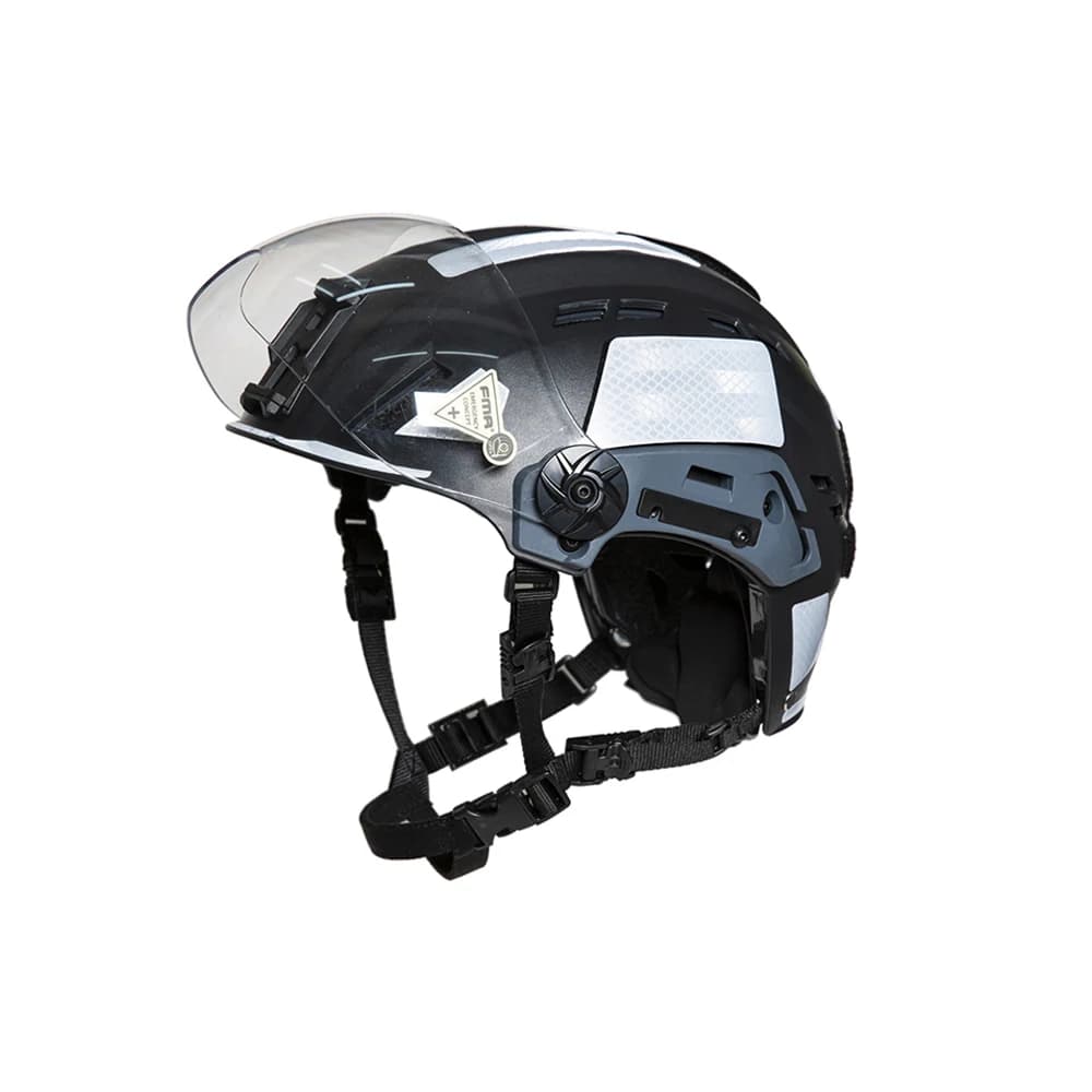 Casco FMA EX SAR per Bici, Sicurezza in Emergenza, Soccorso Antincendio, Leggero, per Ciclismo e Sport, Regolabile con Supporto per Visore Notturno