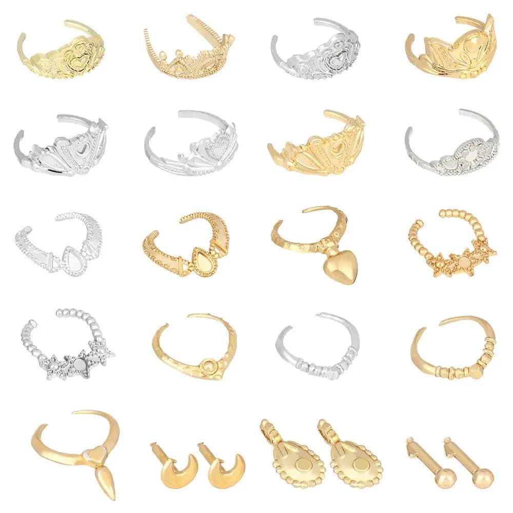 1/6 1/3 1/12 bambola partito orecchino collane corone braccialetto gioielli vestiti accessori bambola Colthes decorazioni ragazza regalo giocattoli