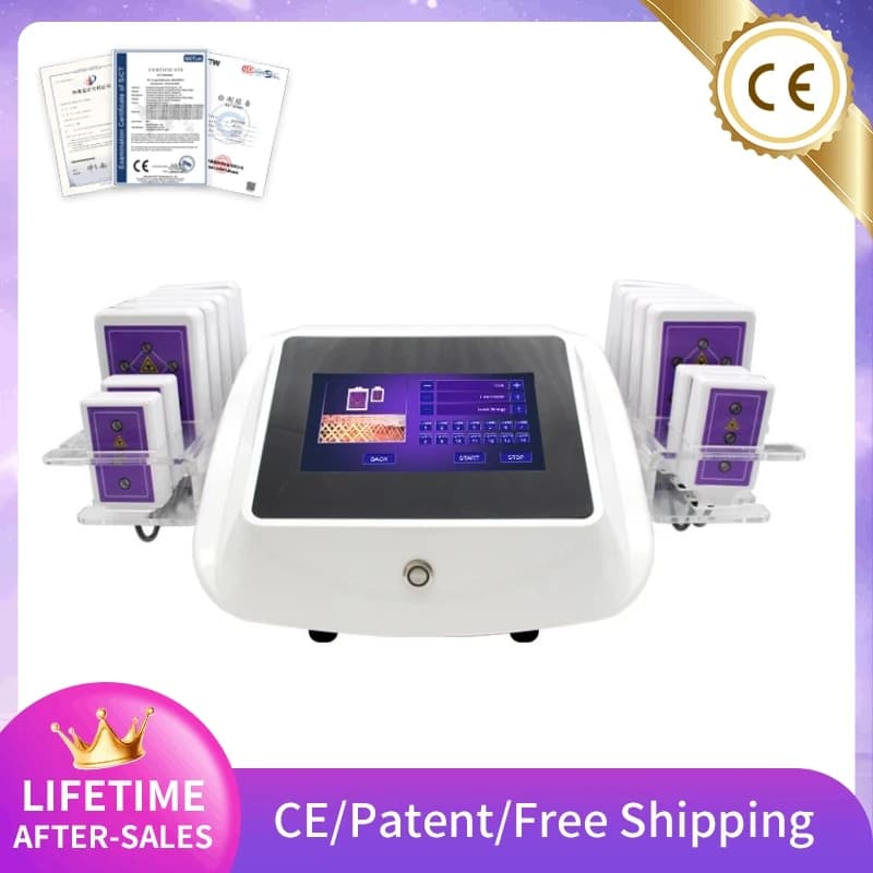 Red light physiotherapy 14 plates for fat reduction Lipo weight loss technique Anti-aging beauty care anti-wrinkles