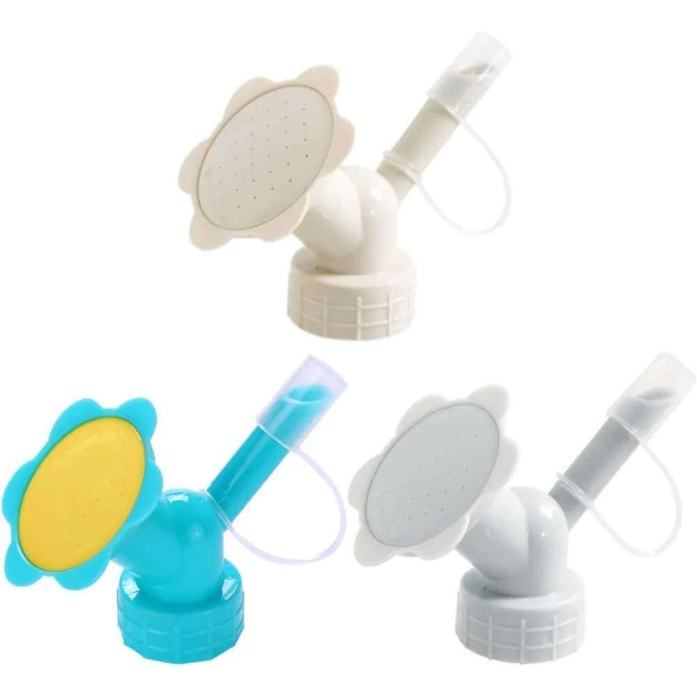 Dual Head Watering Sprinkler Cap for Plastic Bottles 2 in 1 Garden Watering Tool Indoor Plants Seedlings Bonsai Water Can Spout Attachment Easy DIY Irrigation for Home Garden Flower Herb Pots Perfect Gift for Gardeners
