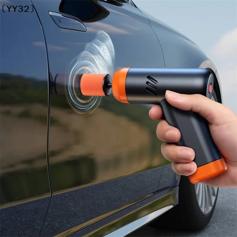 Mini lucidatrice per auto, lucidatrice senza fili, lucidatrice elettrica, trasmissione a 2 velocità per la cura dell'auto〔YY32〕
