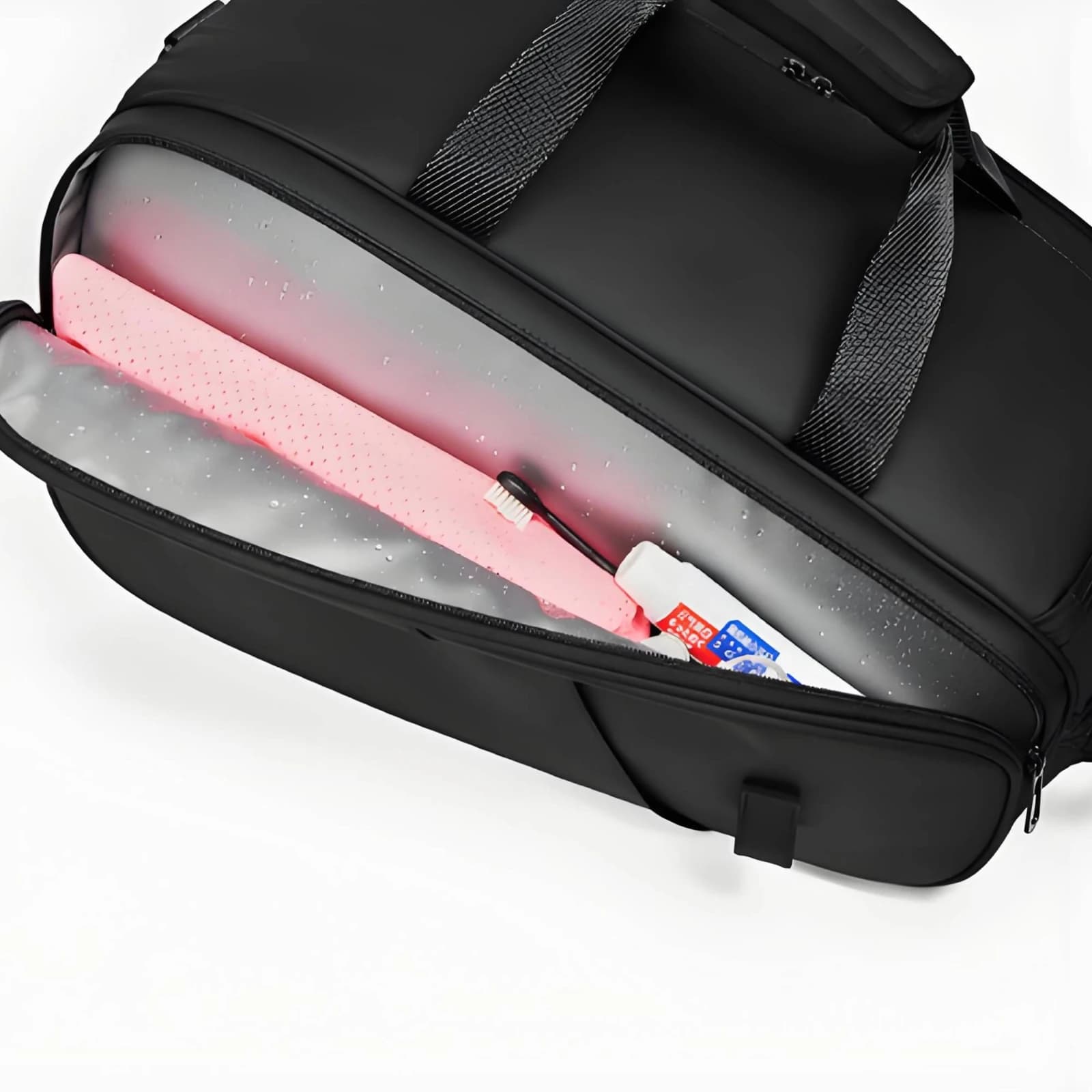 Pickleball Backpack Shoe Compartment Tennis Backpack Racket Bag Structured Zippered