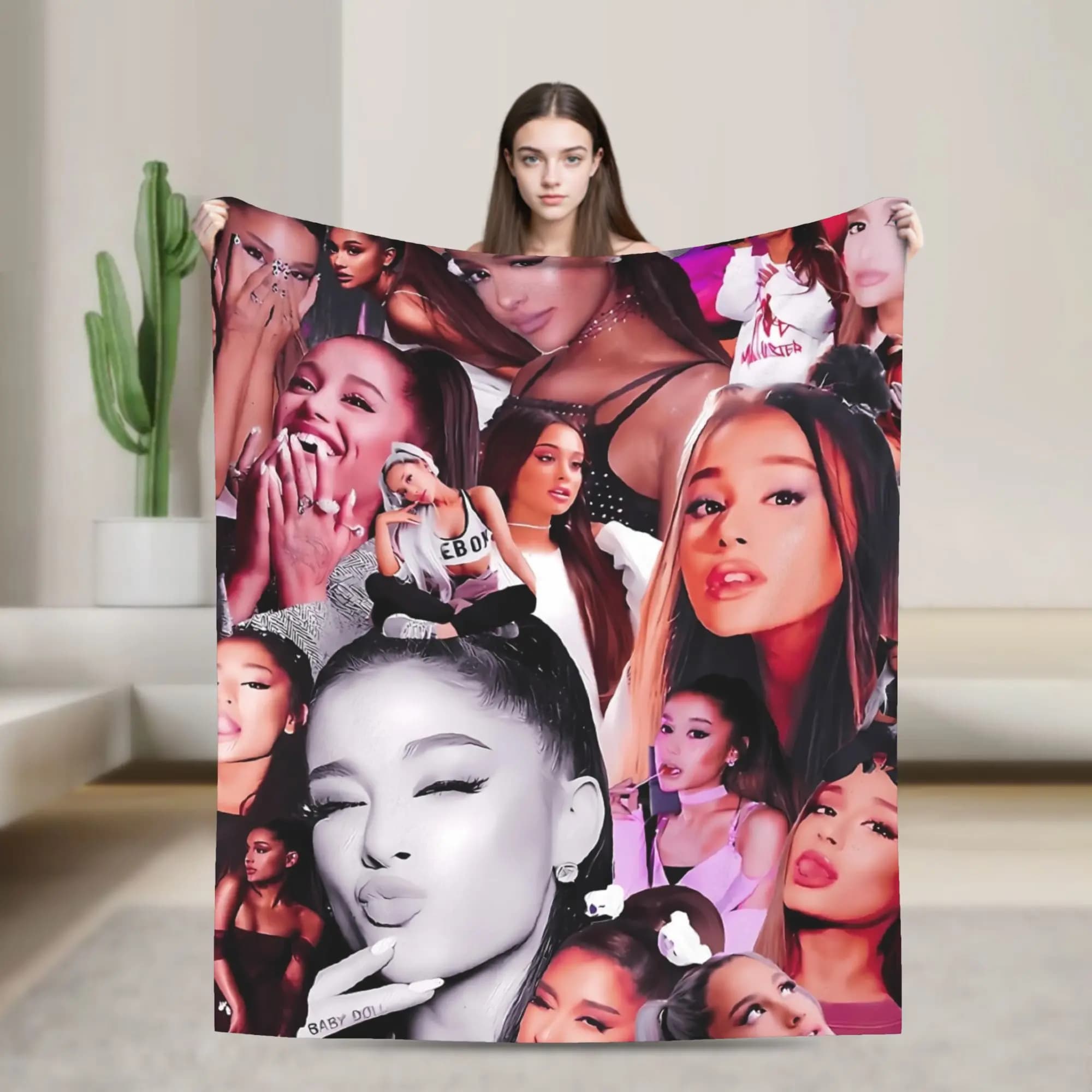 The Best Singer Ariana Blanket Fleece Summer Air Conditioning Grande Pop Music R&B Multifunction Ultra-Soft Throw Blanket Quilt