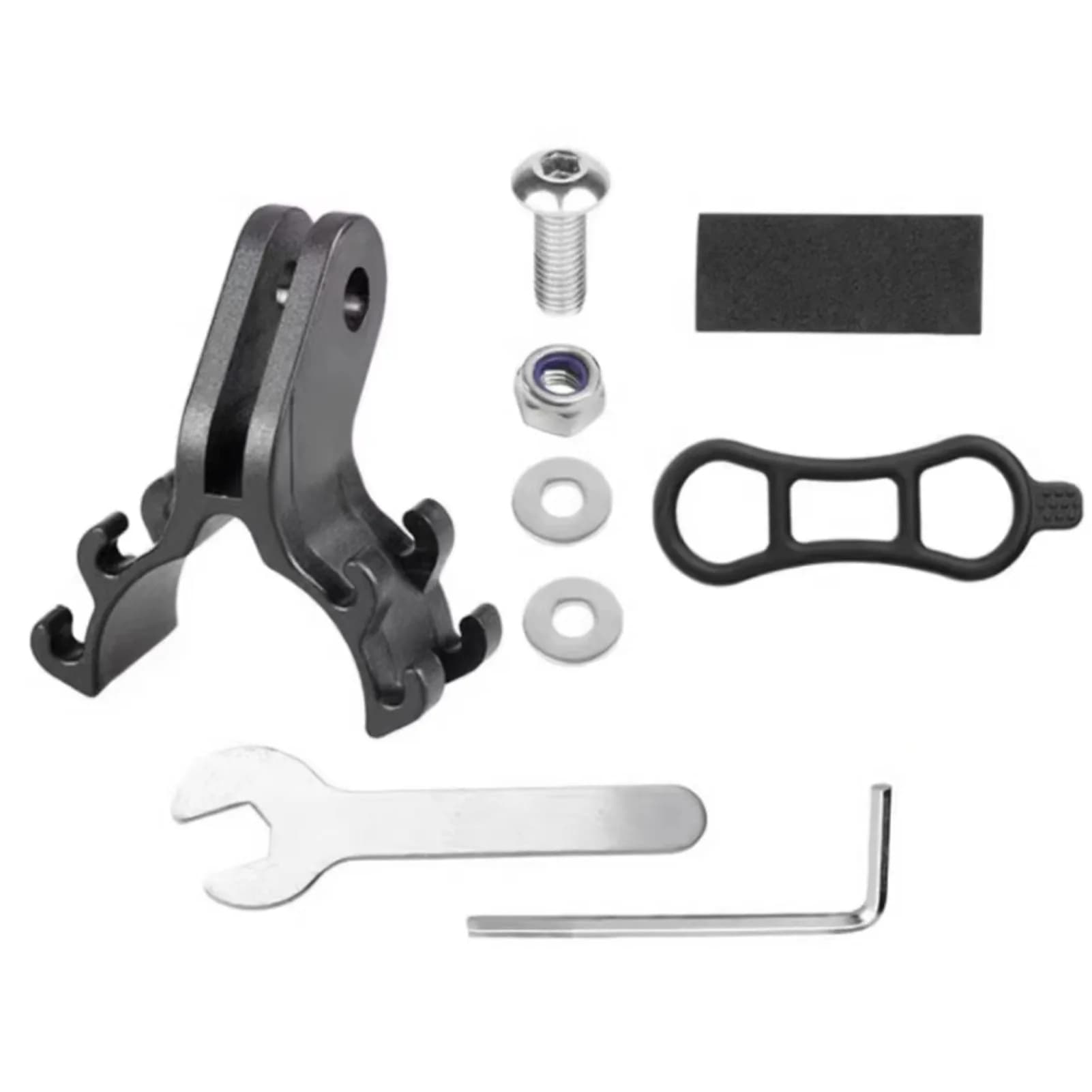 Supporto per Targa Bicicletta, Set Staffa per Faro, Accessori per Bici da Corsa, Supporto per Luci da Ciclismo