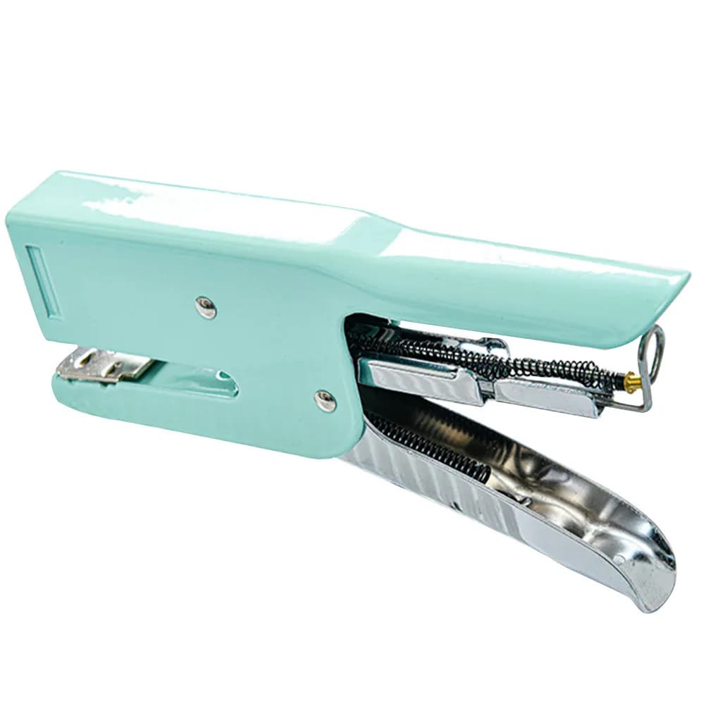 Cucitrice Professionale in Metallo Colore Macaron, Compatta e Portatile, Strumento Multifunzione per Rilegatura Carta, per Ufficio, Scuola e Casa