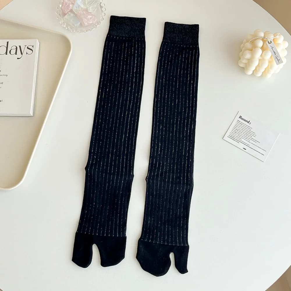 Japanese Harajuku Comfortable Split Toe Socks Split Toe Cotton Two-Toed Socks Ultra-Thin Tabi Sox Summer
