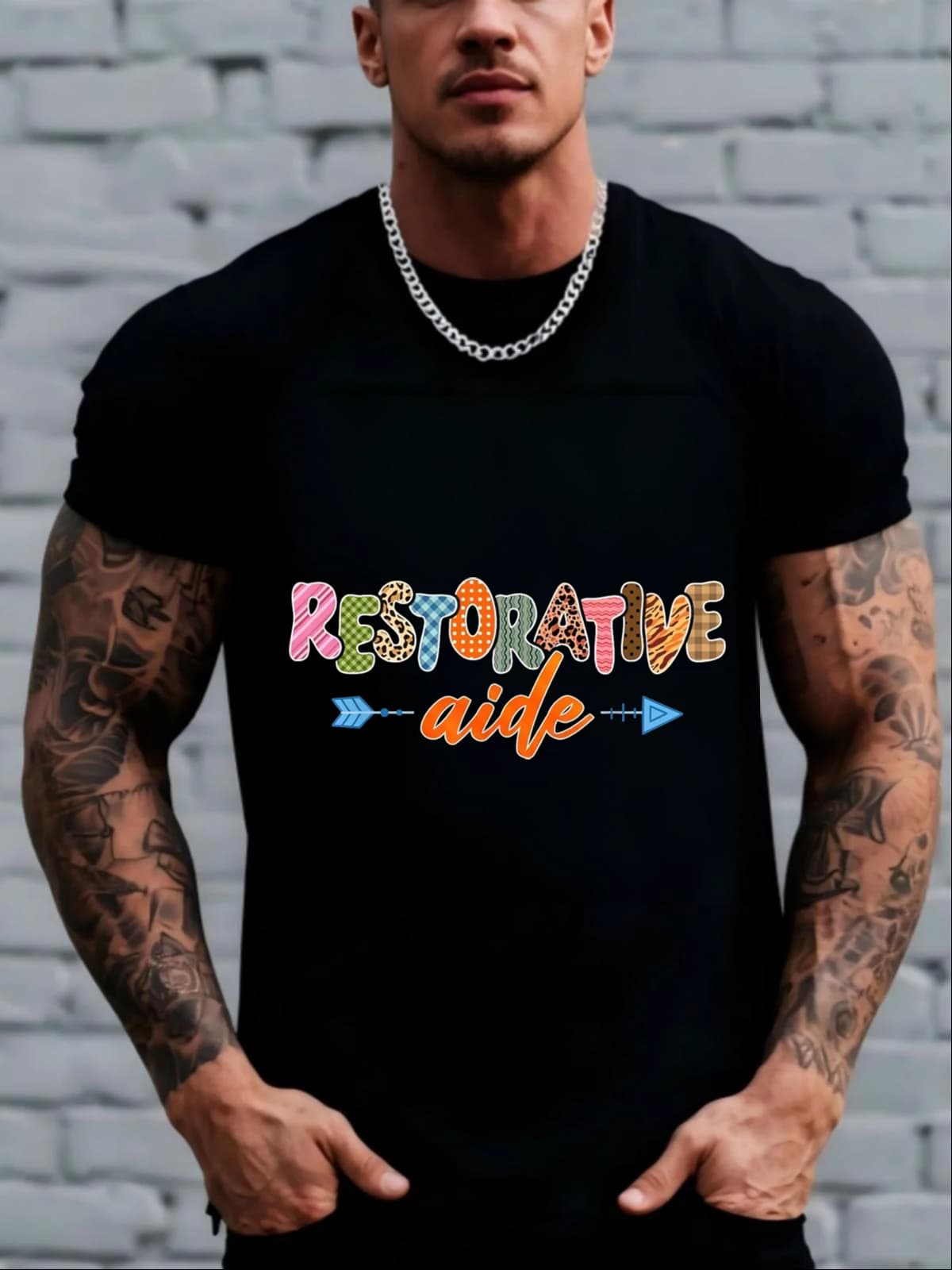 T-shirt da uomo a maniche corte con stampa grafica, regalo di San Valentino, top per uso quotidiano