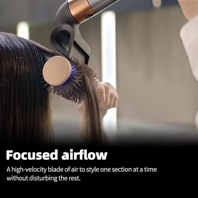 Ugello per lo styling di precisione A24P + pettine a cilindro per Dyson Airwrap HS05 HS01 Ugello per ferro arricciacapelli Attacco per asciugatura e styling