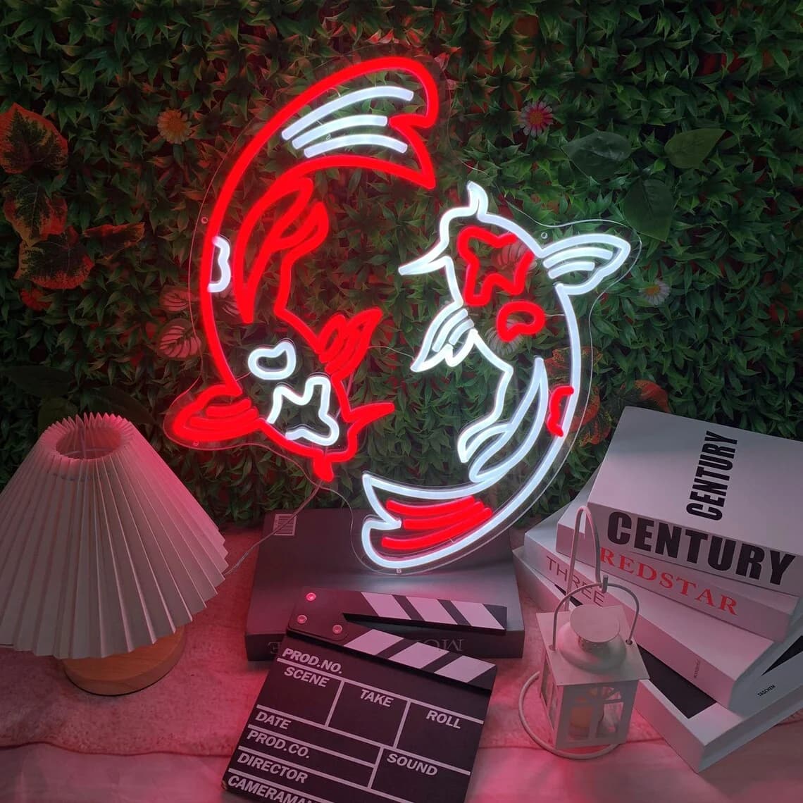 Koi Fish Neon Sign Custom Anime giapponese Neon Sign Japanese Neon Decor Home Bar Decor Koi Lover Gift Led Neon Sign