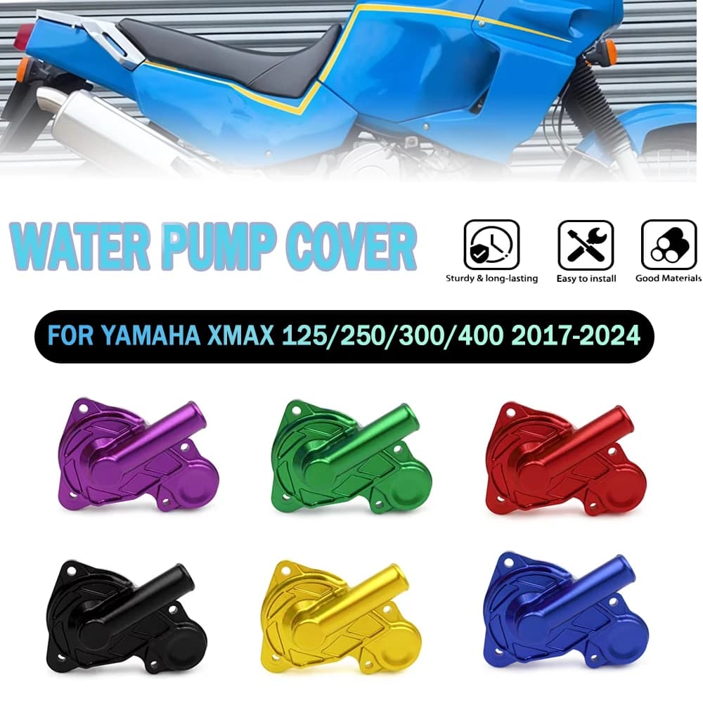FOR YAMAHA XMAX 125 250 300 400 2017 2024 Motorcycle Accessories CNC Water Pump Guard Protection Cover