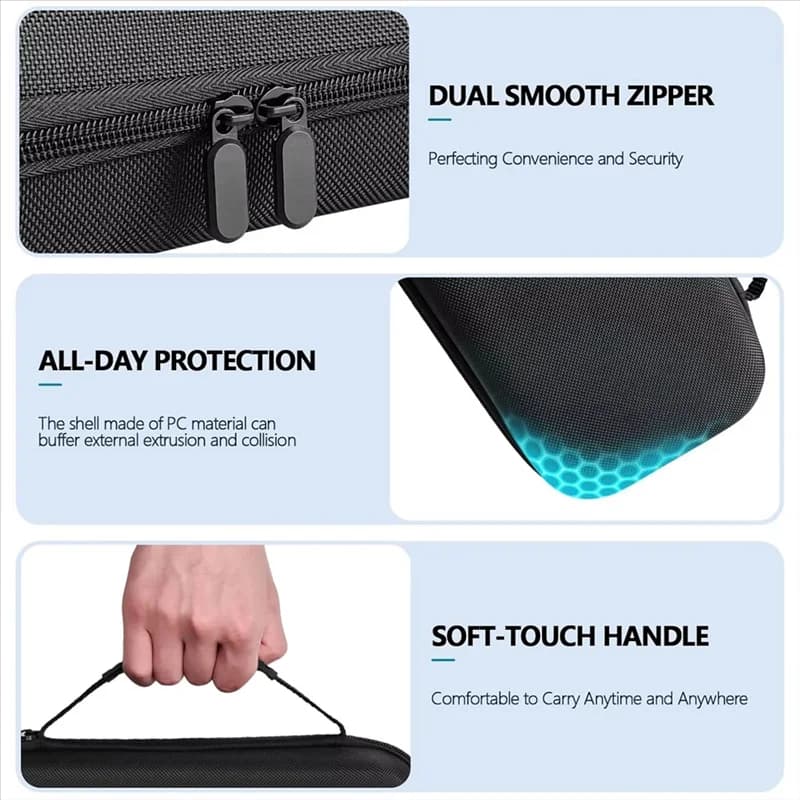 【Design elegante】Per Nintendo Switch 2 2025, custodia da viaggio in EVA, borsa da 24 cartucce di gioco con custodia protettiva rigida