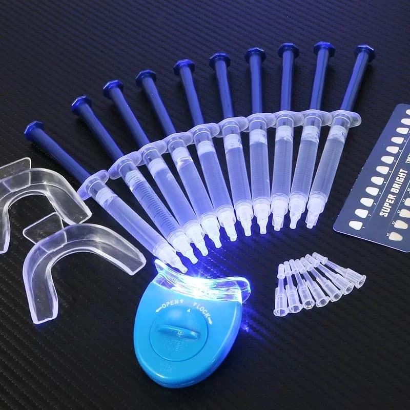3ml Teeth Whitening Gel Pen and Led Teeth Whitening Lights Lighting Serum Remove Plaque Spots Oral Hygiene Dental Tools