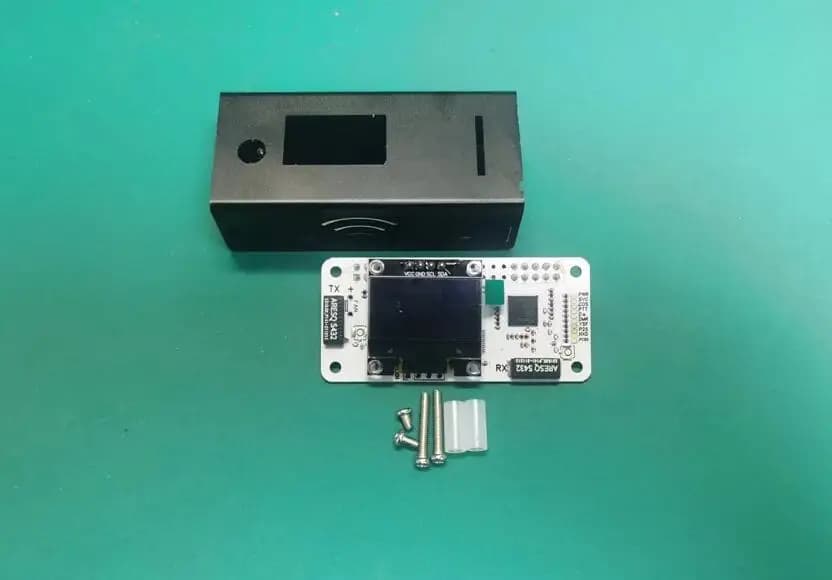 Hotspot Duplex MMDVM UHF VHF + OLED + Buil-in antenna + P25 DMR YSF support housing kit for Raspberry Pi Zero W 0W 2w 3B 4B