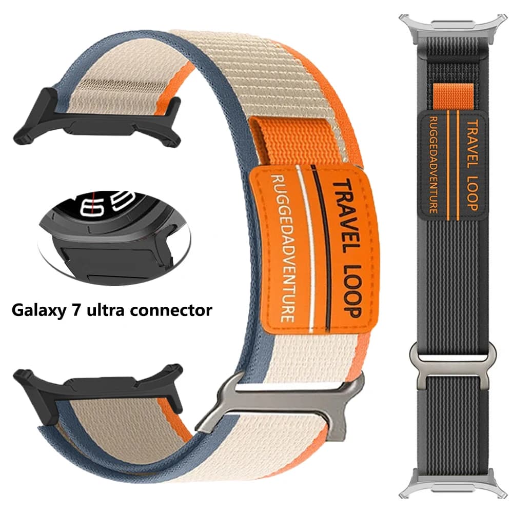 Cinturino in Nylon intrecciato per Samsung Watch Ultra LTE 47mm cinturino sportivo per Samsung Galaxy Watch accessori per cinturini da 47mm