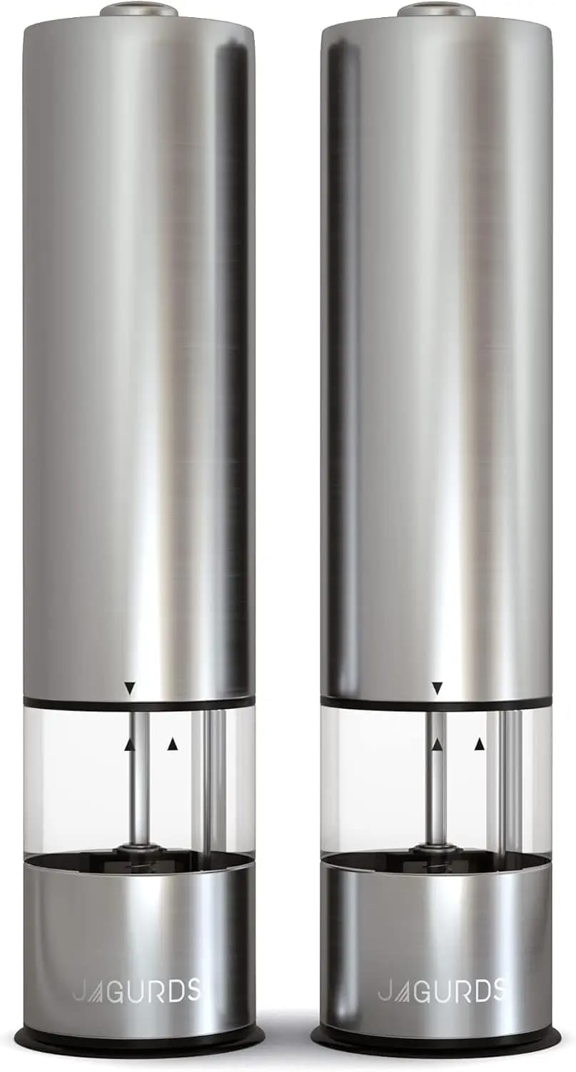 Set di macinapepe e macinasale elettrici - Automatici, ricaricabili, a batteria, in acciaio inossidabile