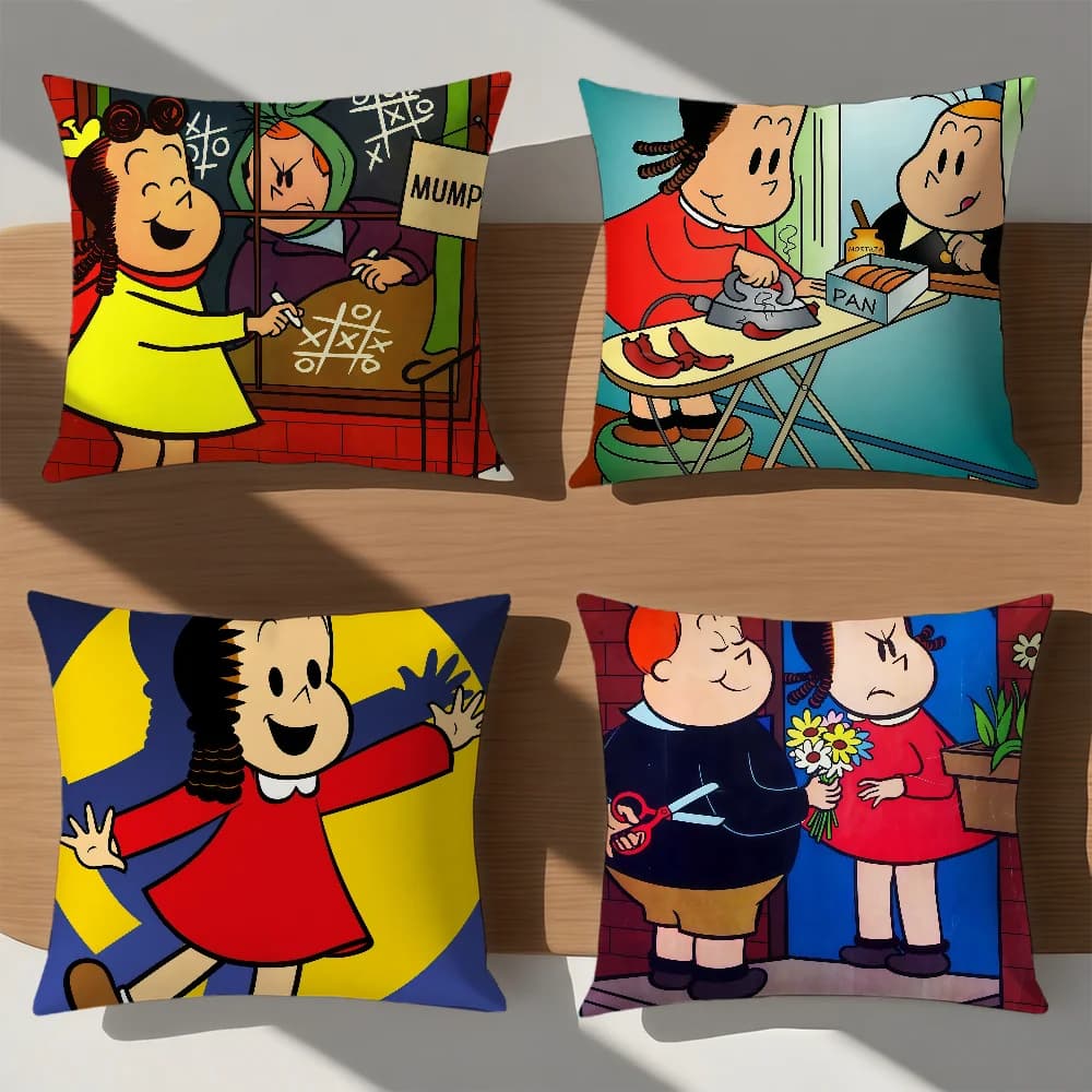 cushion cover Fashionable Style L-Lulu Funny Comfortable sofa Cartoon Bedroom Personalized Little Decoration