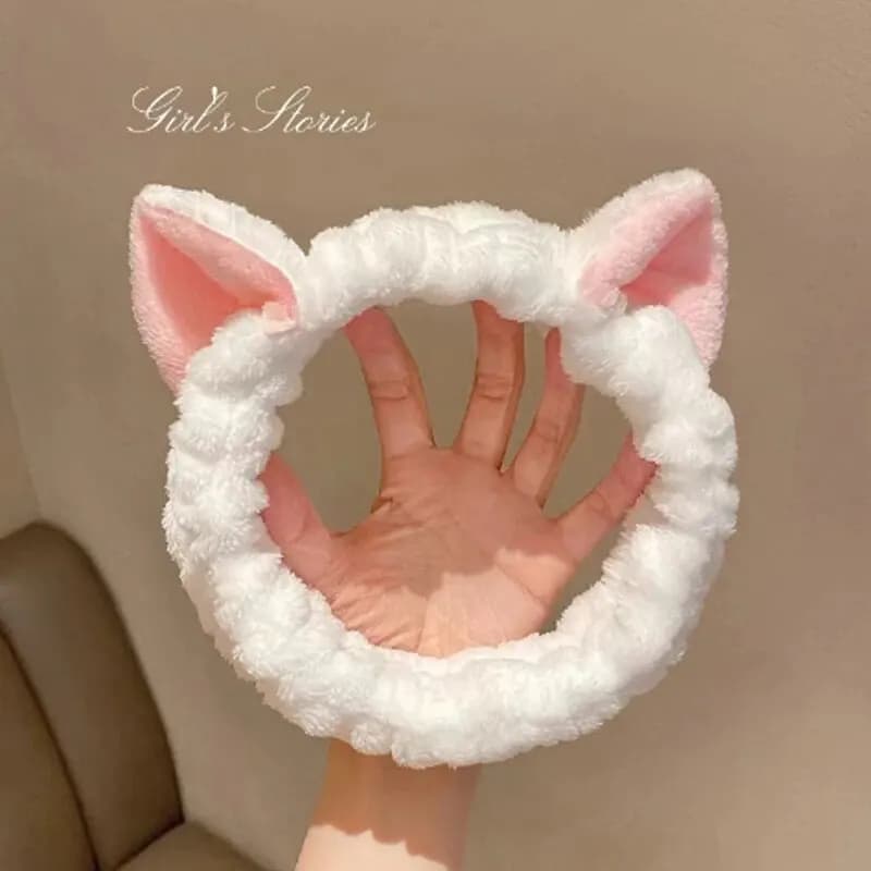 Hair Band Coral Plush Hair Band for Cats Soft and Cute Hair Band Hair Band Washing for Face Make-up Band Changing Accessories for Girl