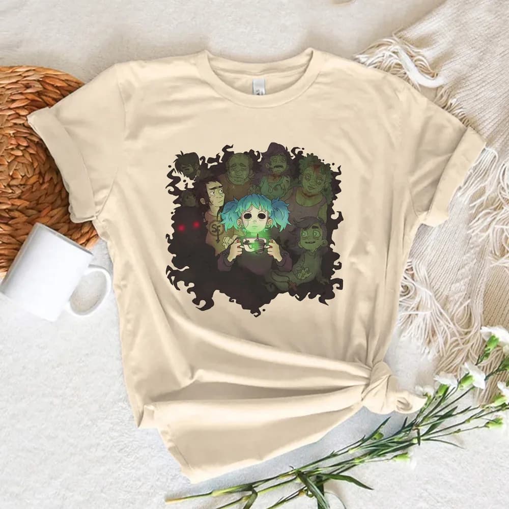 Sally Face top tees teenager Pastello Traspirante Comodo t-shirt estetica Digitale Psichedelico Trendy Colorato Cultura pop Classico