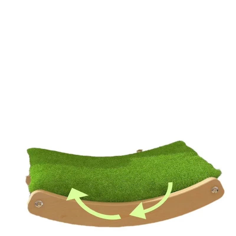 Tiragraffi per Gatti Integrato con Piccola Villa e Capsula, Design Salvaspazio