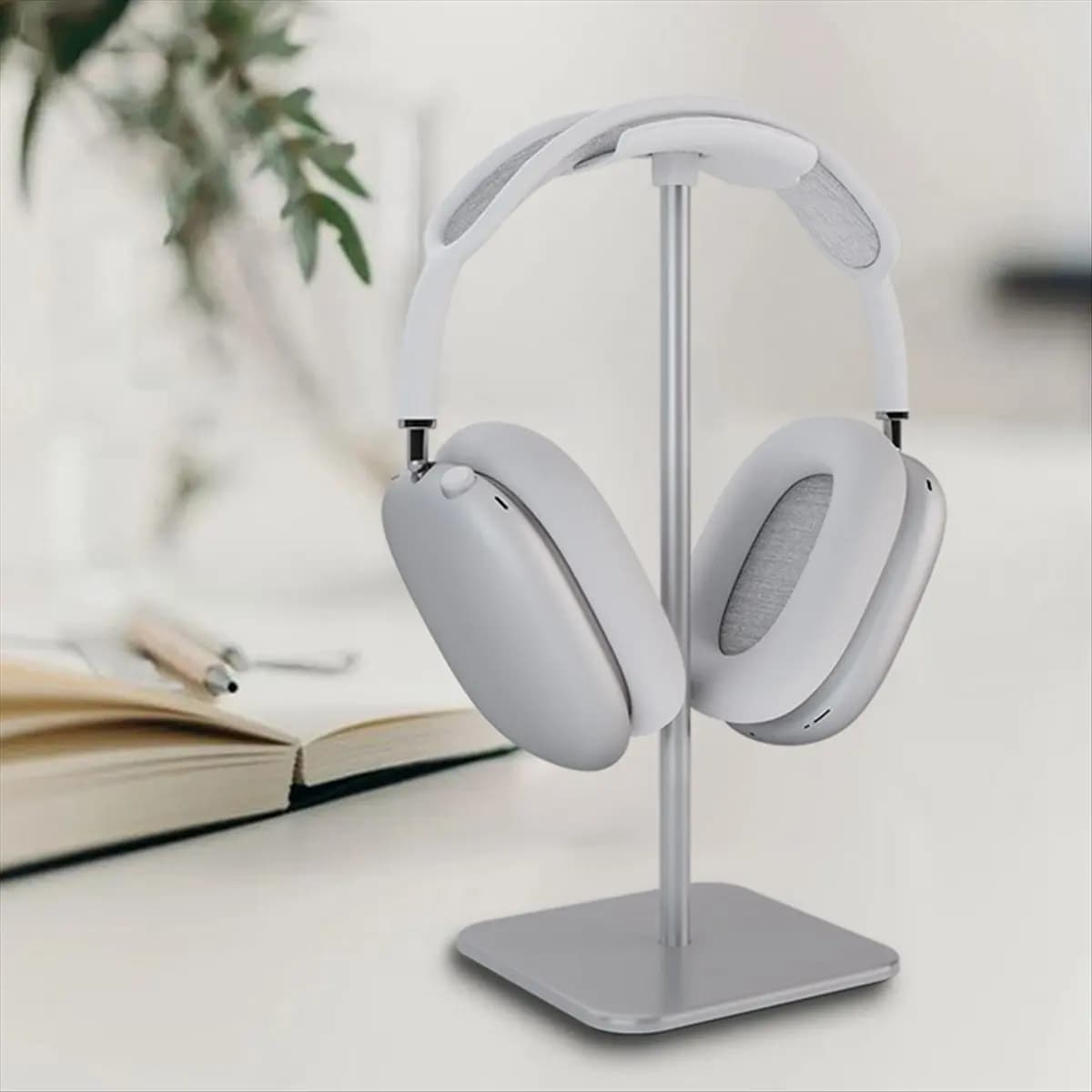 Supporto per cuffie T28C, espositore da tavolo rimovibile, gancio per auricolari, staffa verticale in lega di alluminio per cuffie, nero