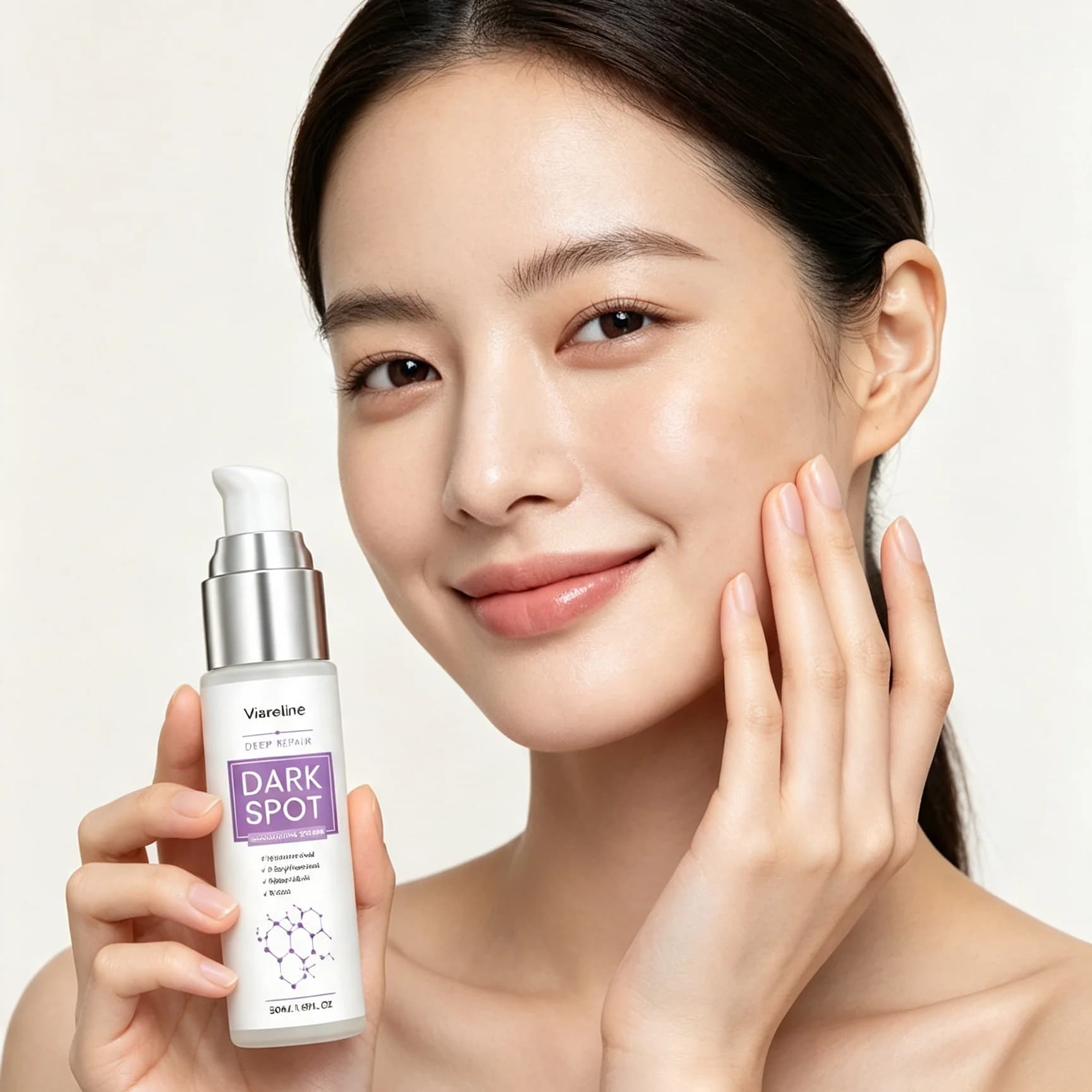 Viareline Dark Spot Correcting Glow Serum Deep Melasma Remover Uneven Skin Tone Improvement Arbutin Vitamin C Brightening Serum