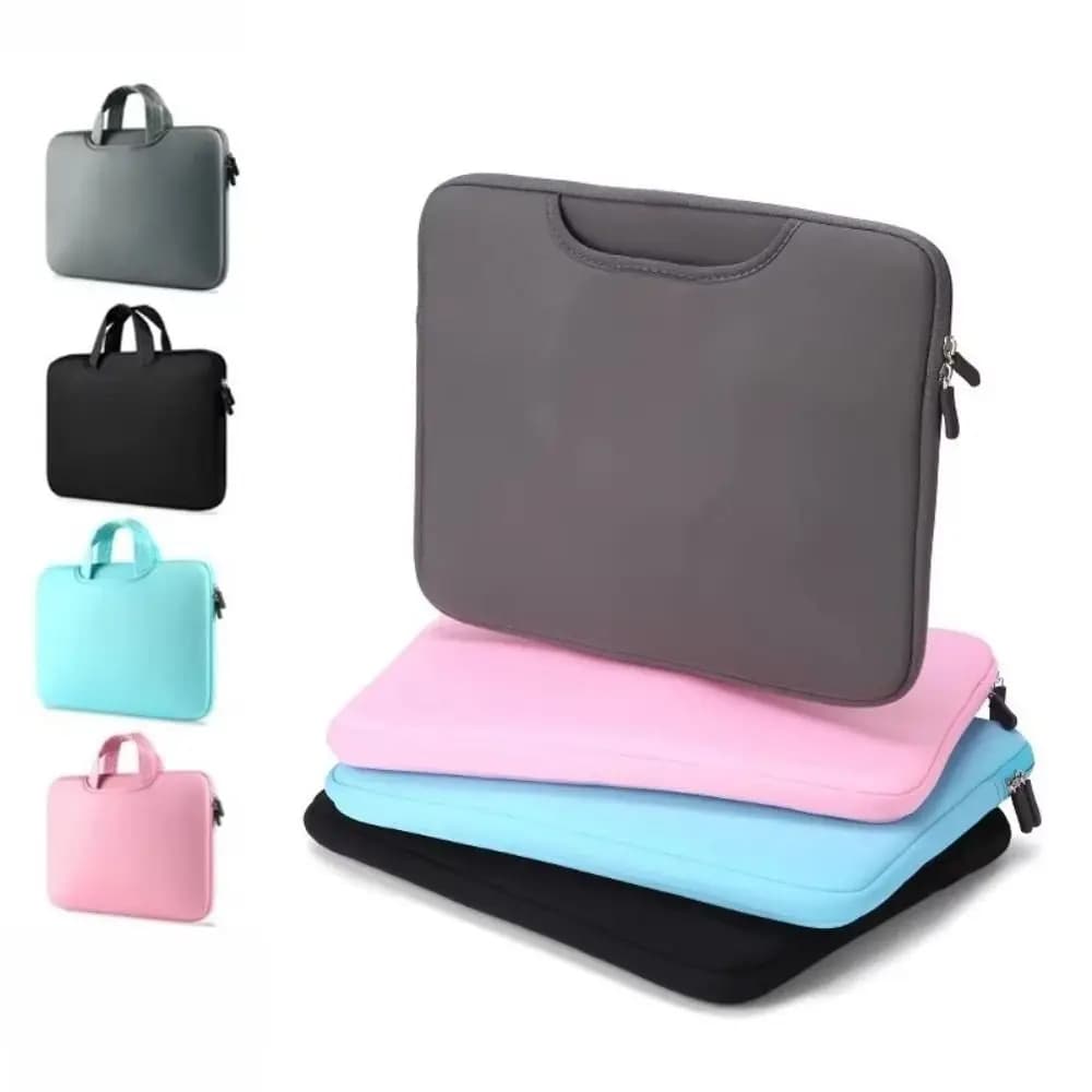 Borse per laptop portatili con maniglia, custodie per laptop leggere e ultrasottili, in materiale morbido, impermeabili, per notebook da viaggio