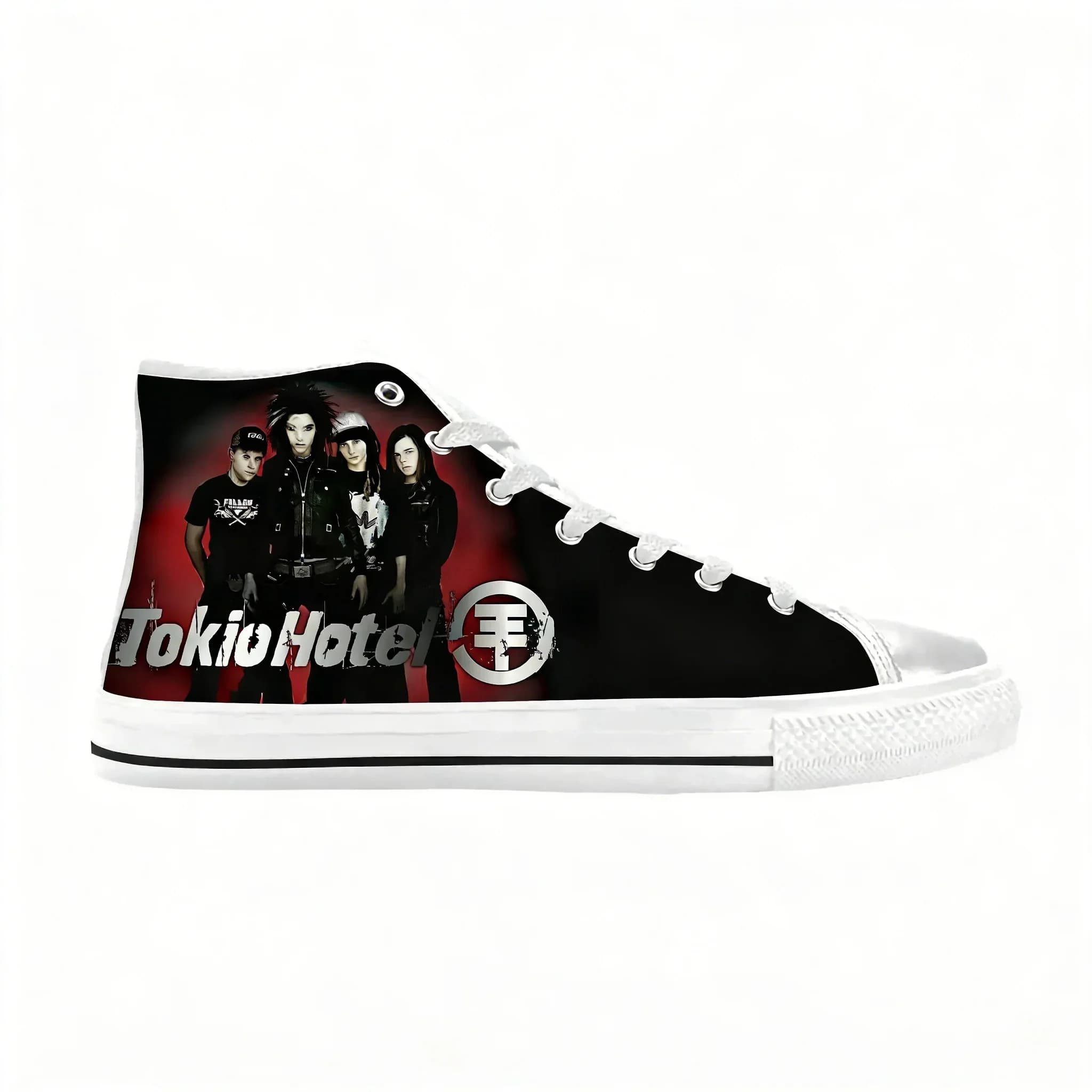 Scarpe Casual alla Moda per Cantanti di Rock, Stile Tokios, Comode e Traspiranti con Stampa 3D, Sneakers per Uomo e Donna