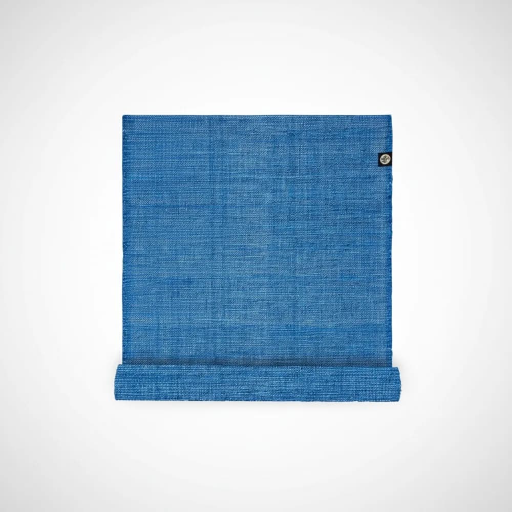 71 inch large folding yoga mat - Outdoor meditation mat | Natural cotton | Washing machine | Portable for Beach Park