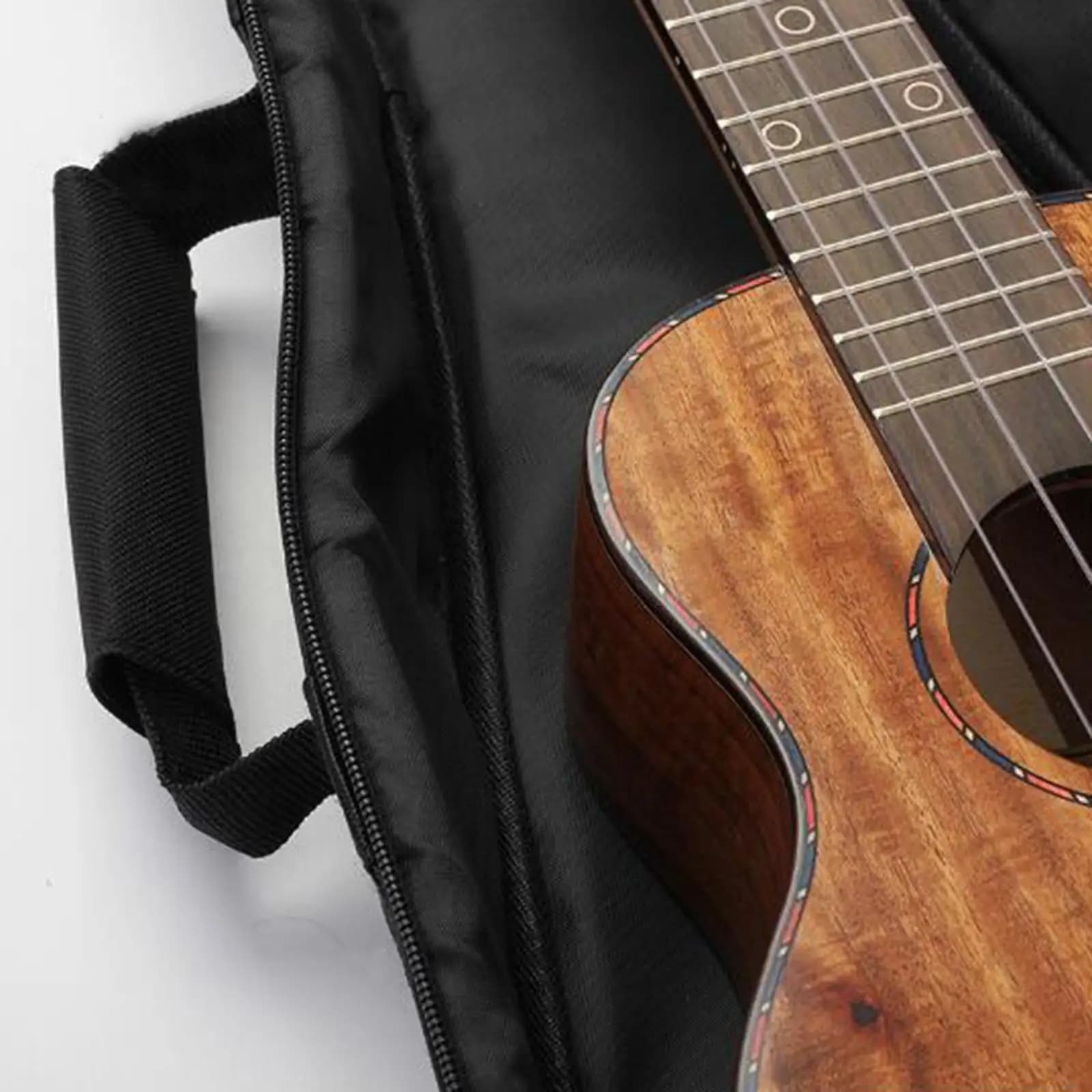 Custodia per Ukulele Impermeabile in Nylon Imbottito, Borsa da Trasporto Portatile con Tracolla per Viaggi e Concerti 2