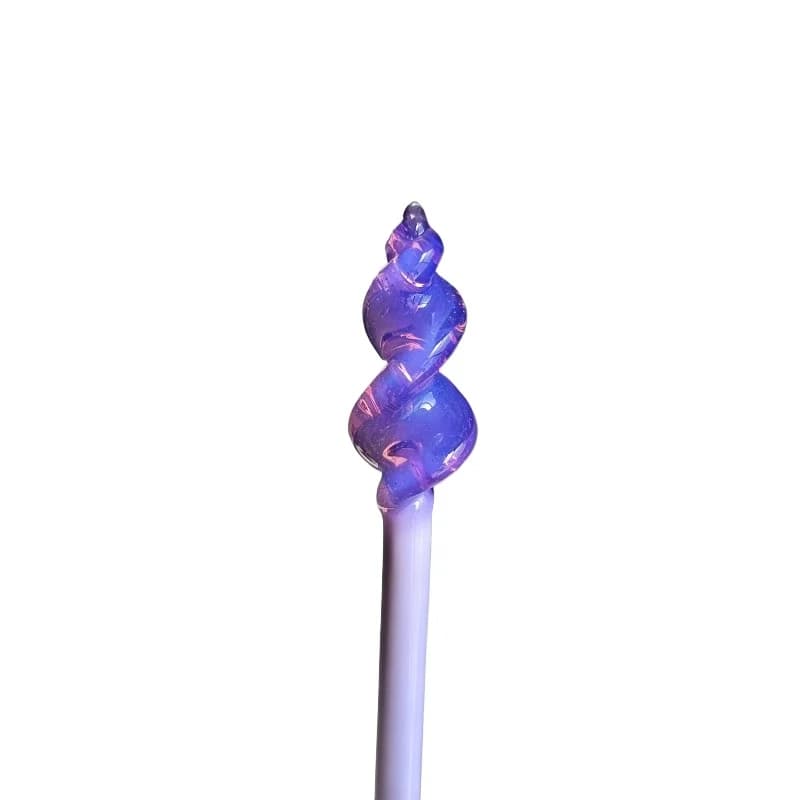 B12 amethyst heavy version, purple and pink protein bar, burnt glass, lamp glass bar, colored glazed hard material.