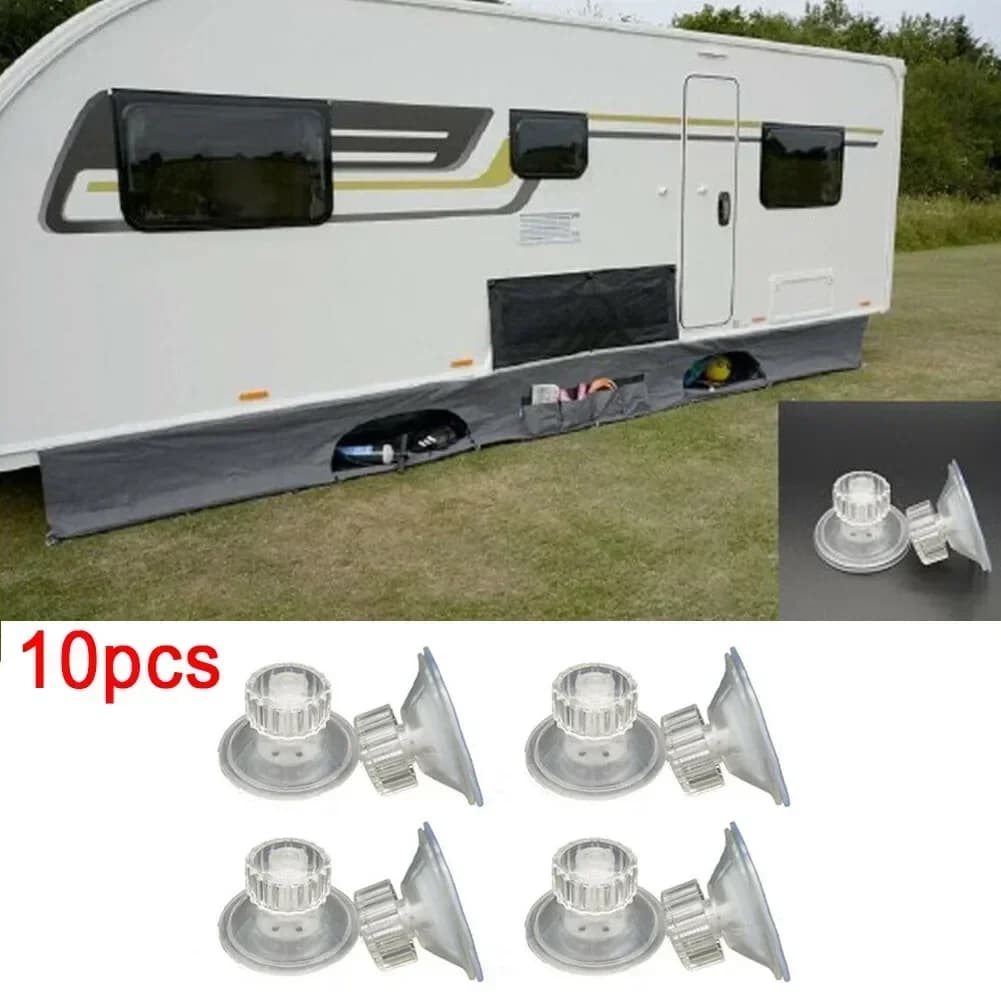 10 pz Ad Alto Impugnatura Tenda Ventosa Cuscinetti di Fissaggio Caravan Camper Organizzatore Con Ganci di Sicurezza Auto Camping Telone Accessori