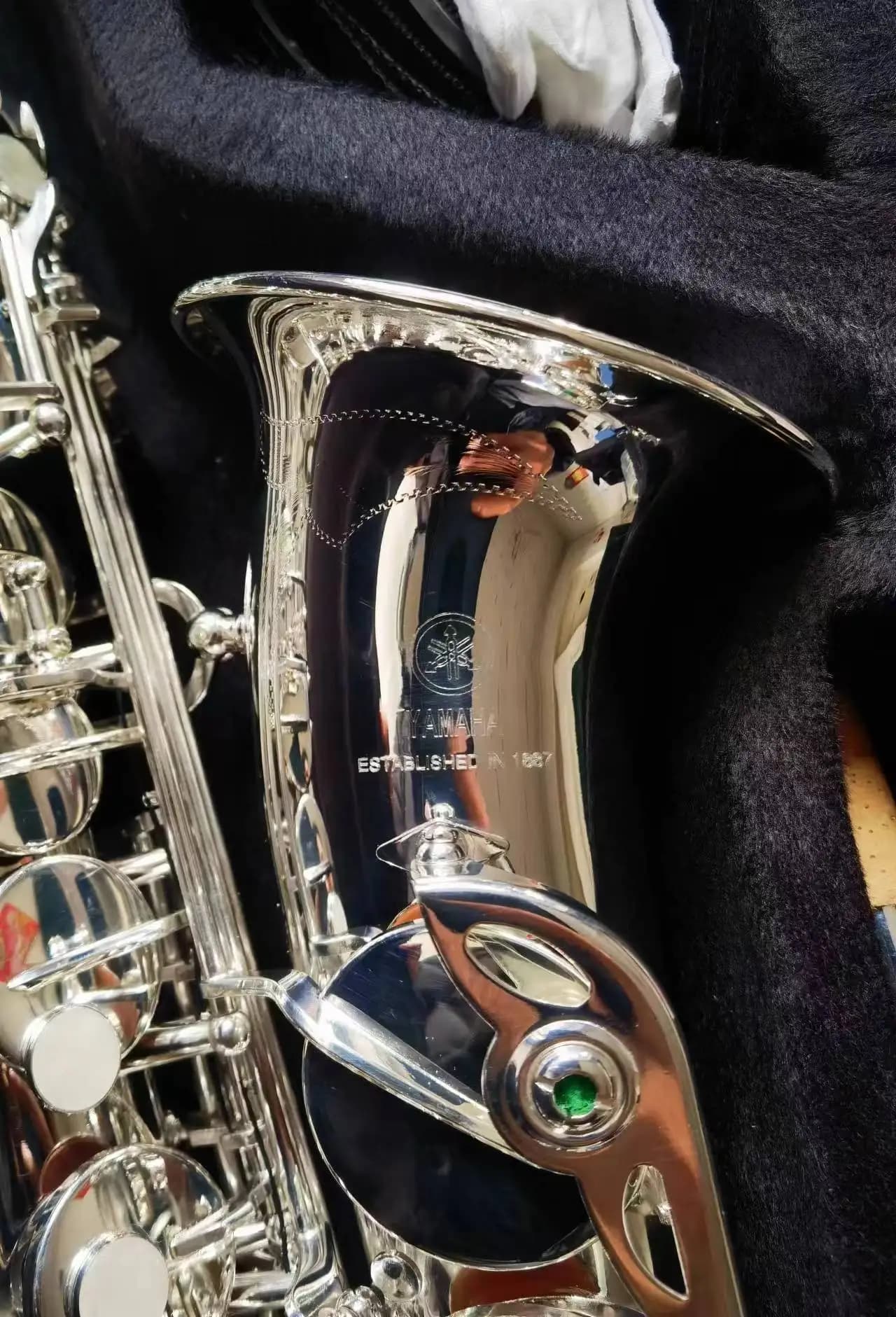 New Style Japan YAS-62S Professional Alto Saxophone Silvering E-flat Brass Woodwind Musical Instrument with Accessories