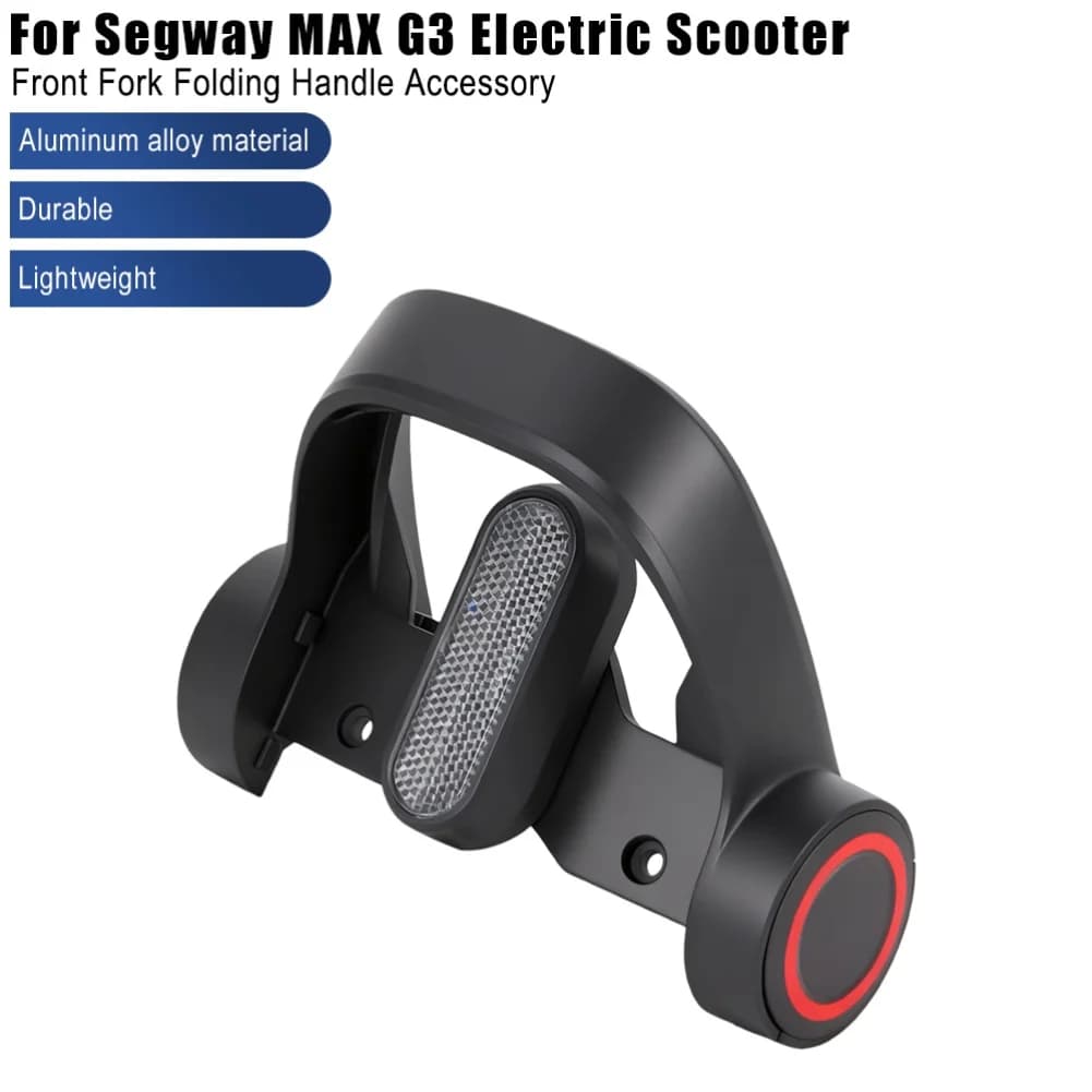 Folding Handle Assembly For For Ninebot MAX G3 Electric Scooter Front Fork Aluminum Alloy Black Replacement Part Accessories