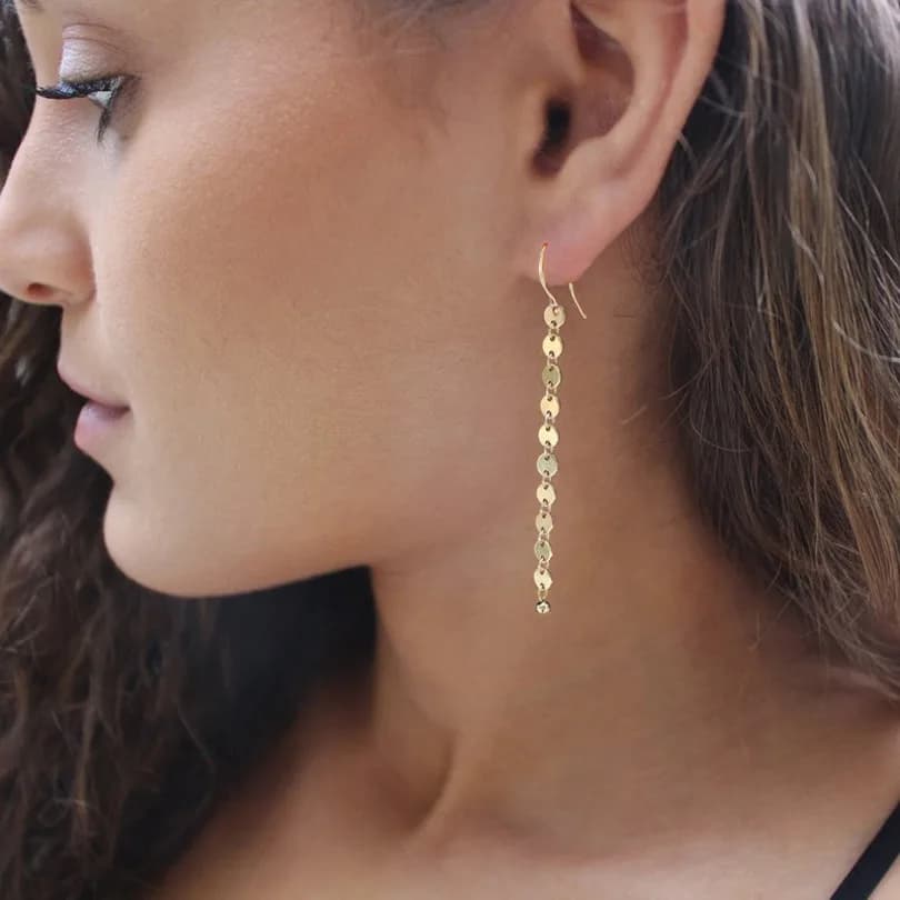 Gioielli transfrontalieri europei e americani, orecchini di nicchia di lusso leggero alla moda per donna