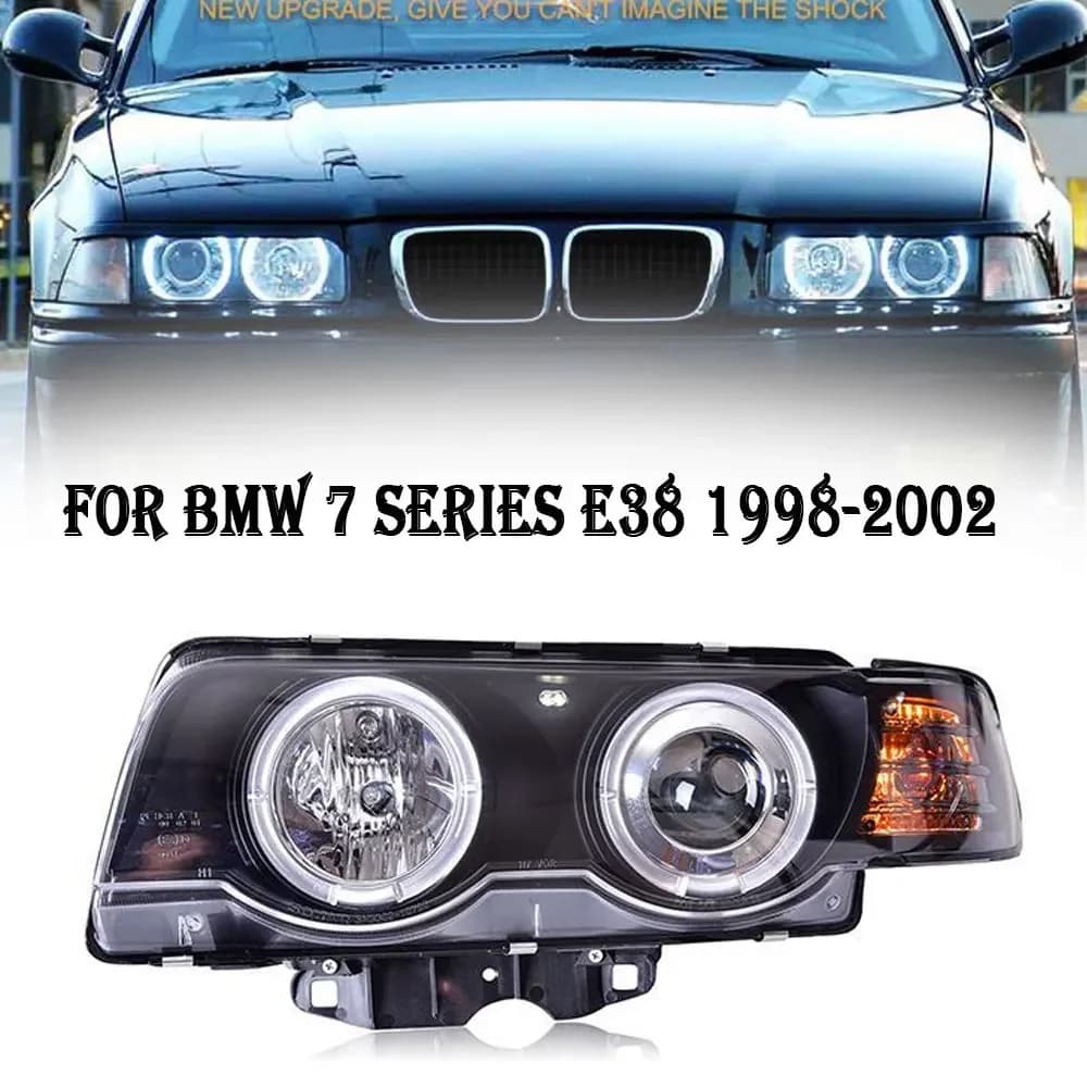 Fari auto Per BMW Serie 7 E38 Faro A LED 1998-2002 730I 740I 735I Lampada Frontale Drl Lente Del Proiettore Accessori Automotive