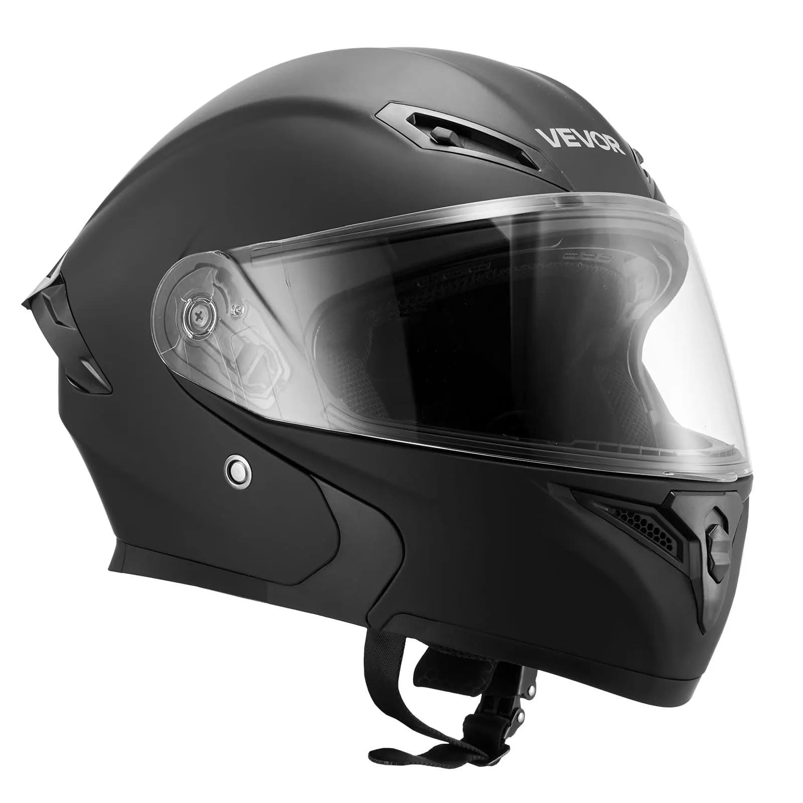 Motorbike helmet Modular for Adults, for Motocross and Dirt Bike, with Wide Transparent visor, Comfortable for Racing on Road