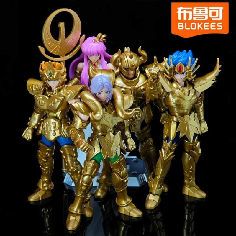 In Stock Blokees Saint Seiya Galaxy Version Vol.3 Athena Saori Kido Galaxy Version Anime Action Figure Model Toy Birthday Gift